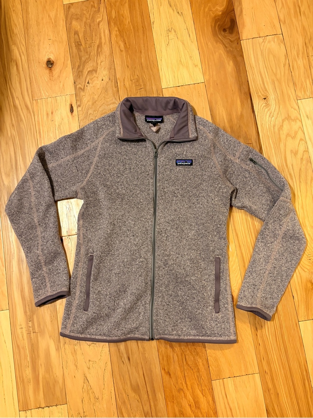 Patagonia Women’s Heathered Purple Better Sweater Fleece Jacket Size Medium